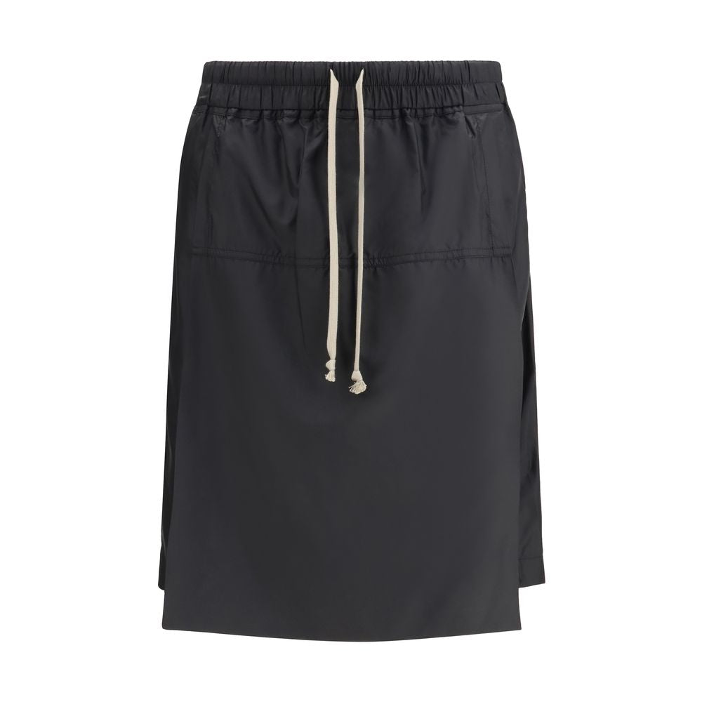 Moncler x Rick Owens Black Polyester Bermuda Shorts | Regal Royce