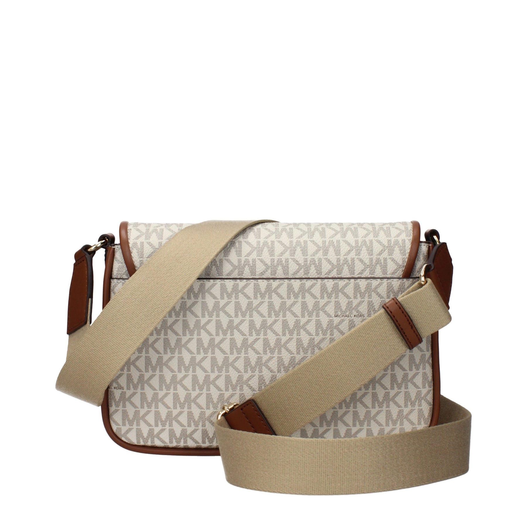 Michael Kors Beige Fabric Crossbody Bag | Regal Royce