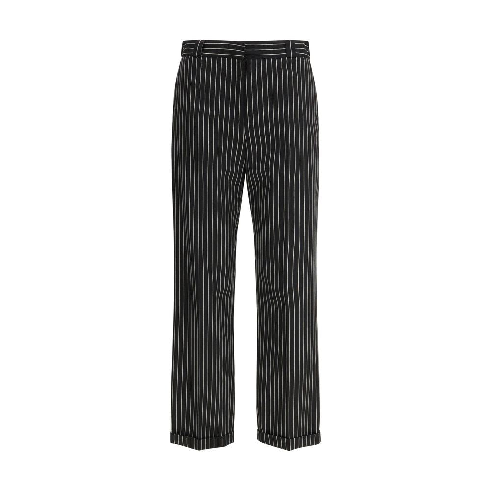 Tom Ford Black Wool Casual Pants | Regal Royce