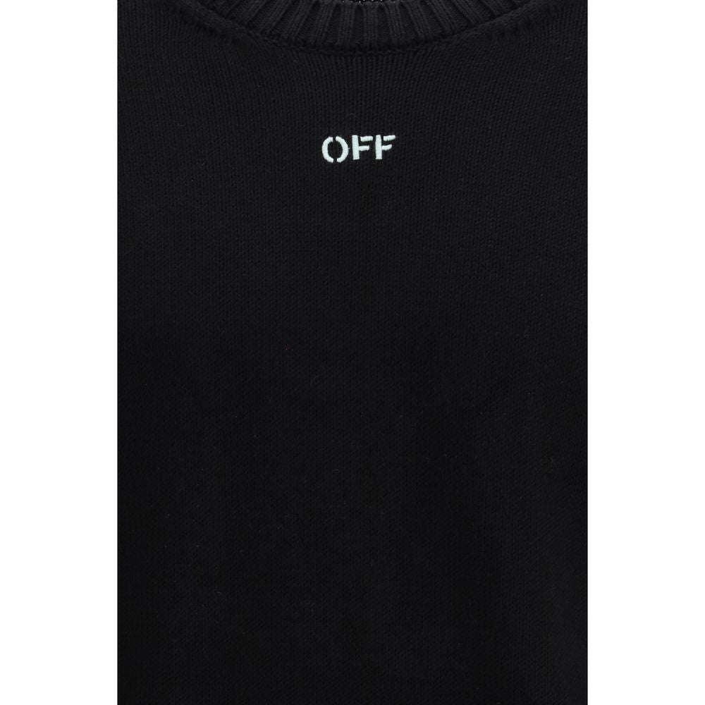 Off-White Black Cotton Sweatshirt | Regal Royce