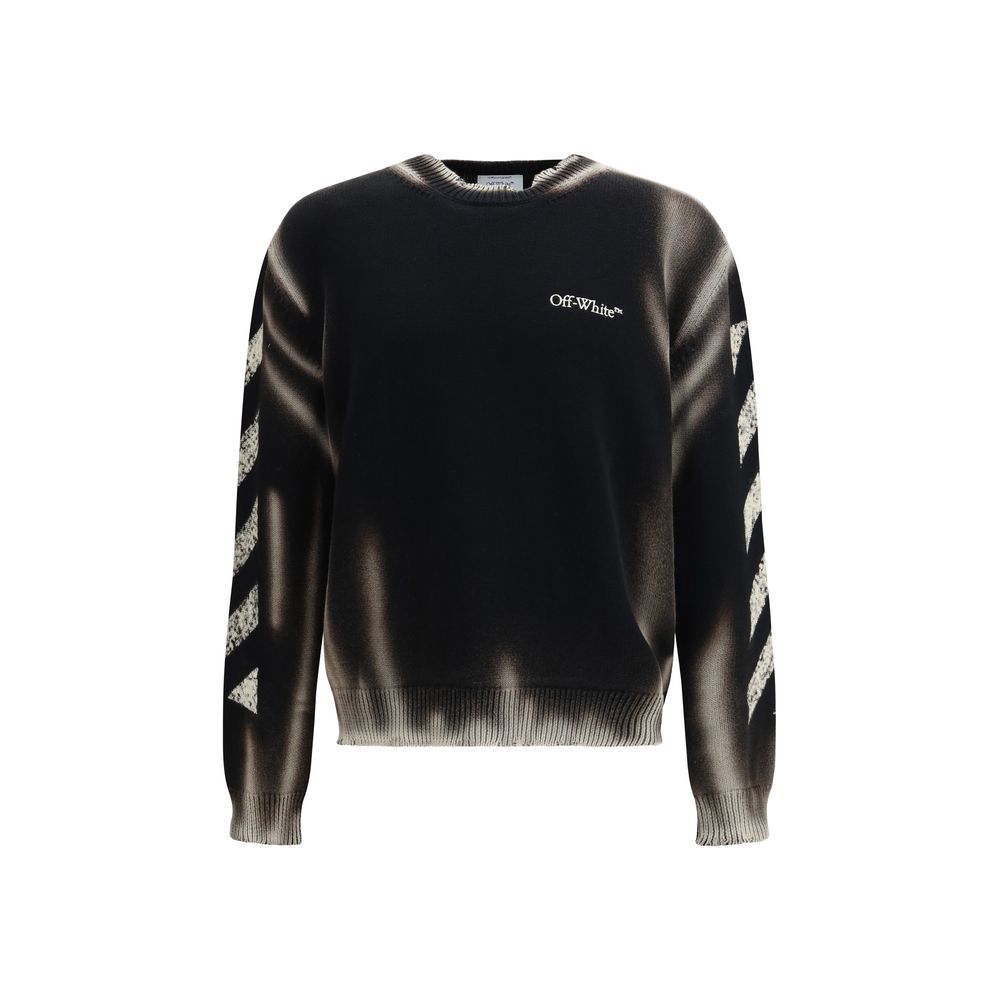 Off-White Black Cotton Sweatshirt | Regal Royce