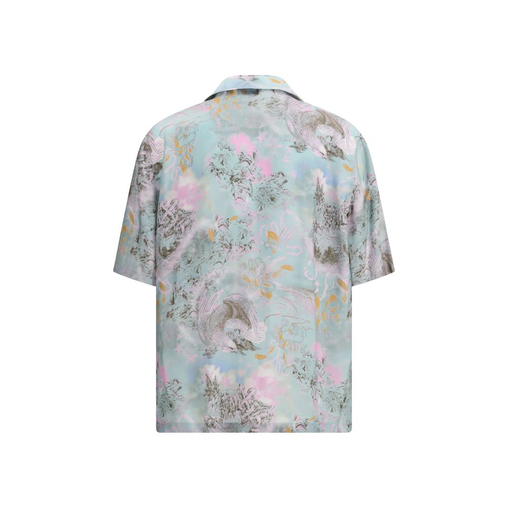 Off-White Multicolor Viscose Pattern Shirt | Regal Royce