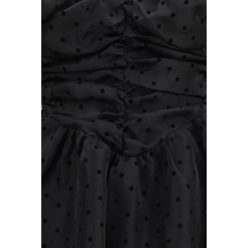 Ganni Black Recycled Polyester Cocktail Dress | Regal Royce