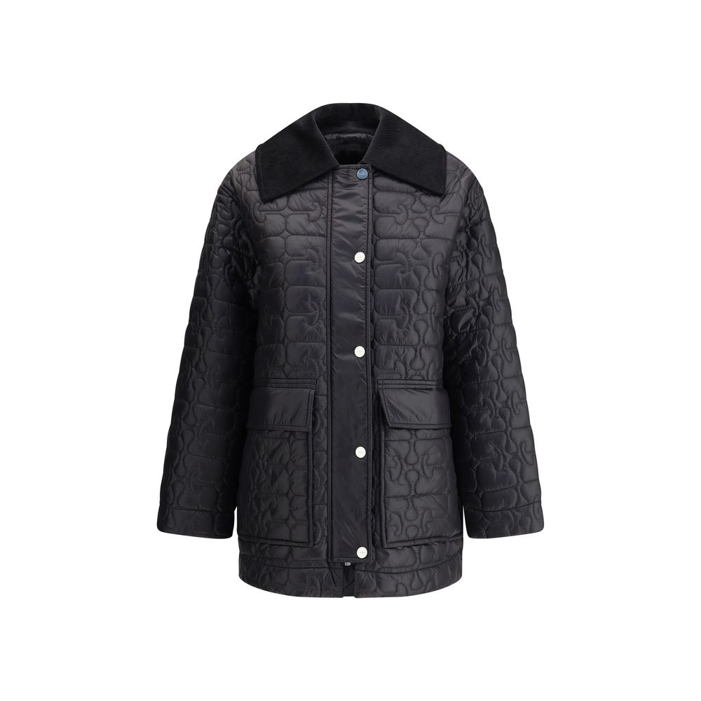 Ganni Gray Nylon Coat | Regal Royce