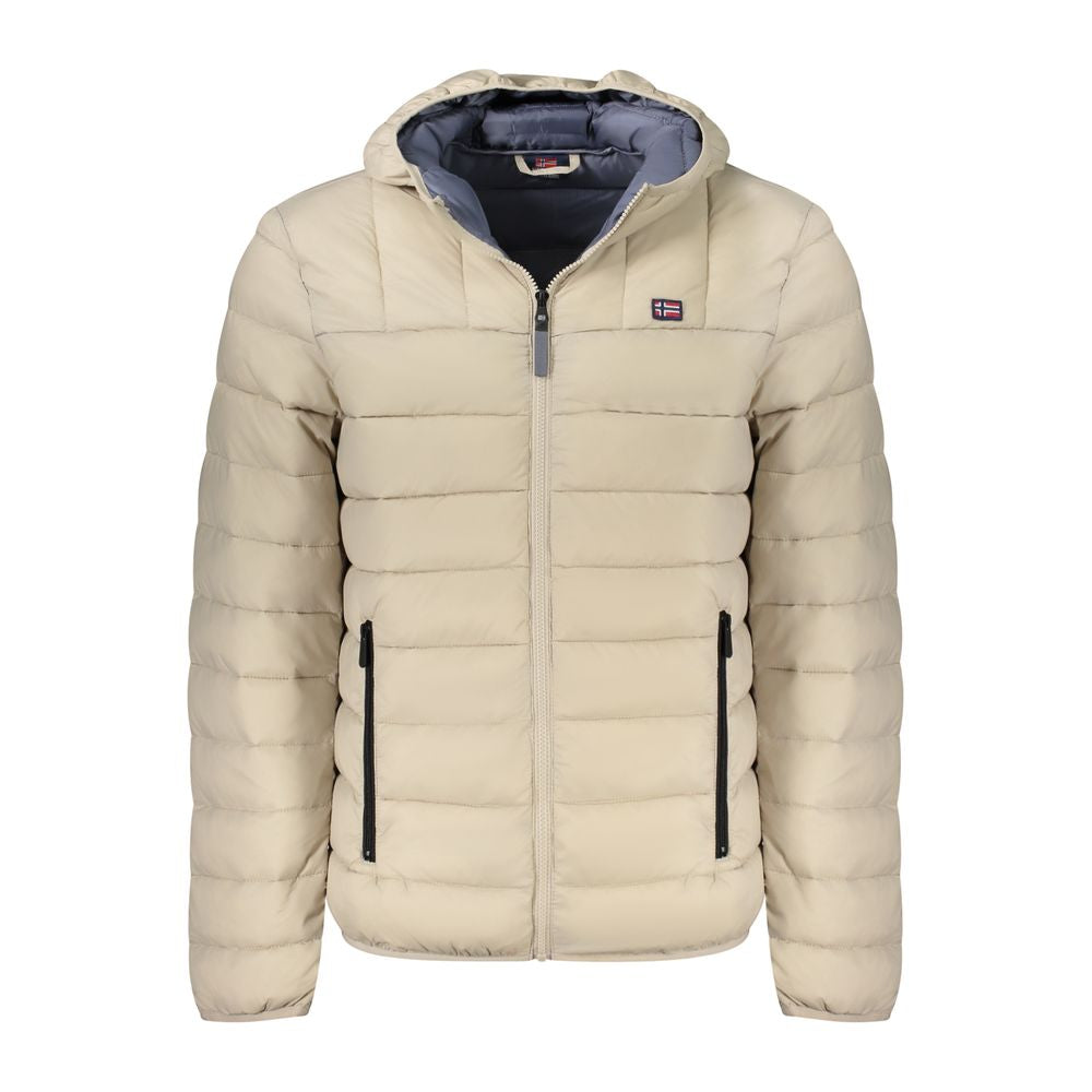 Norway 1963 Beige Polyamide Men Jacket | Regal Royce