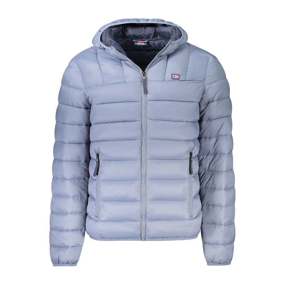 Norway 1963 Gray Polyamide Men Jacket | Regal Royce