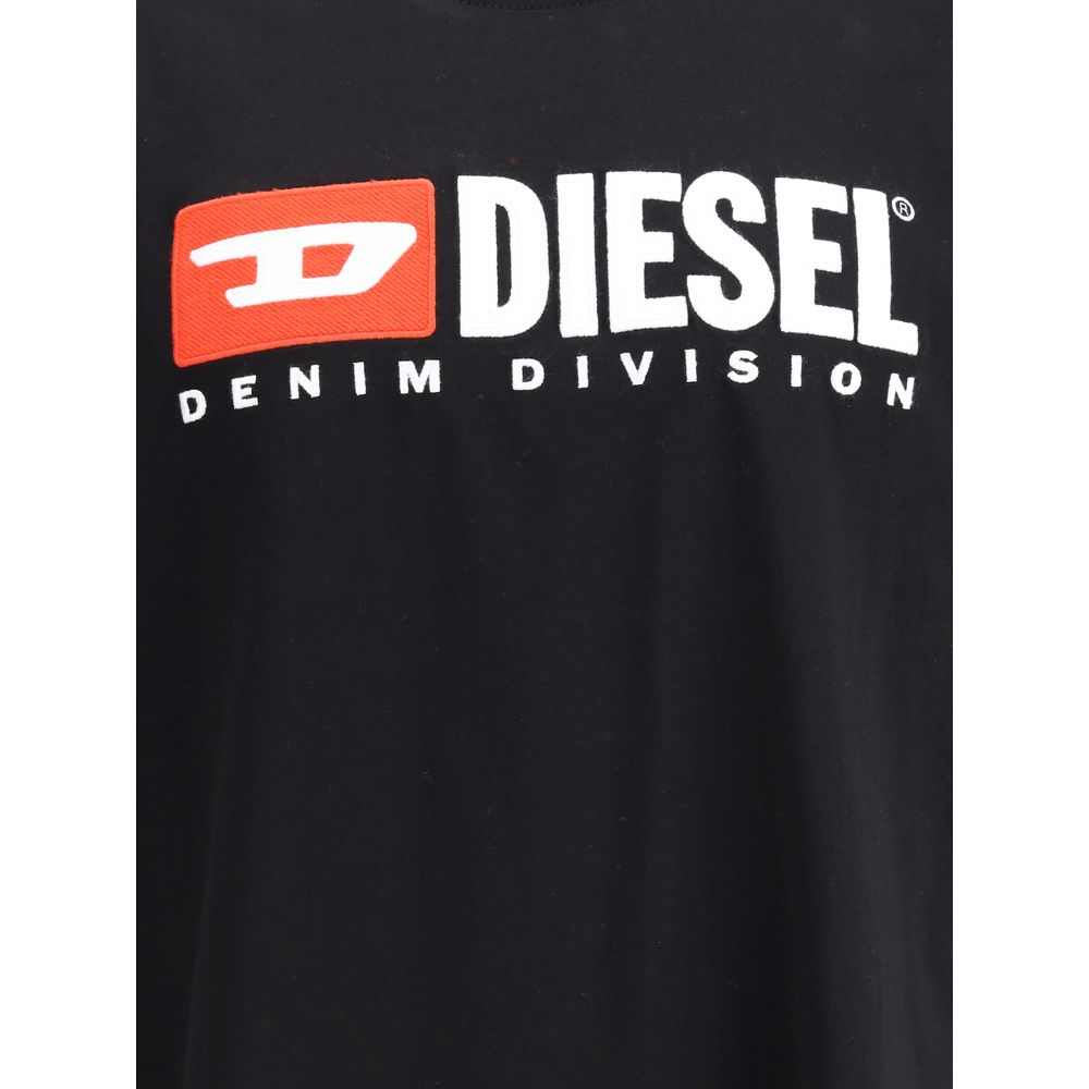 Diesel Black Cotton T-Shirt | Regal Royce