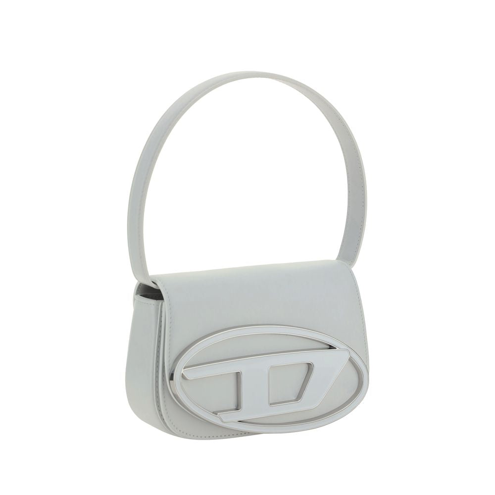 Diesel White Calf Leather Bos Taurus Shoulder Bag | Regal Royce