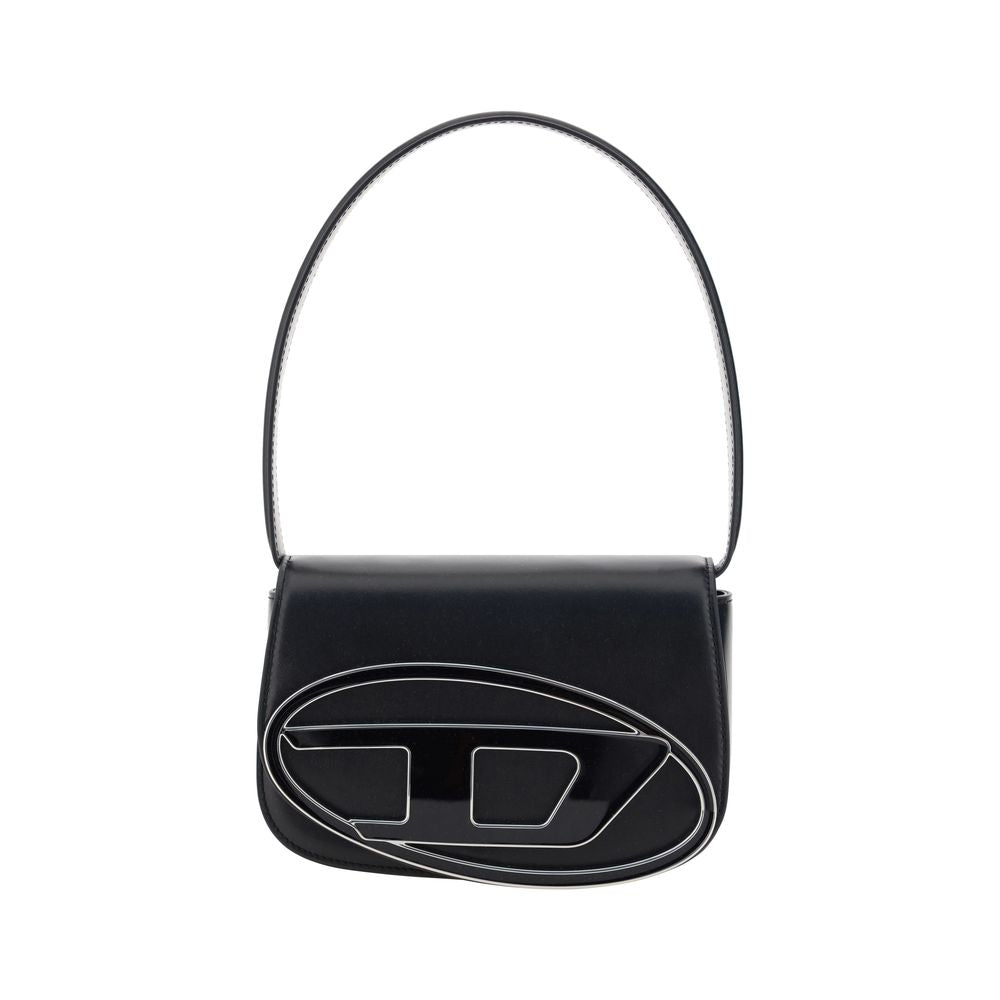 Diesel Black Calf Leather Bos Taurus Shoulder Bag | Regal Royce