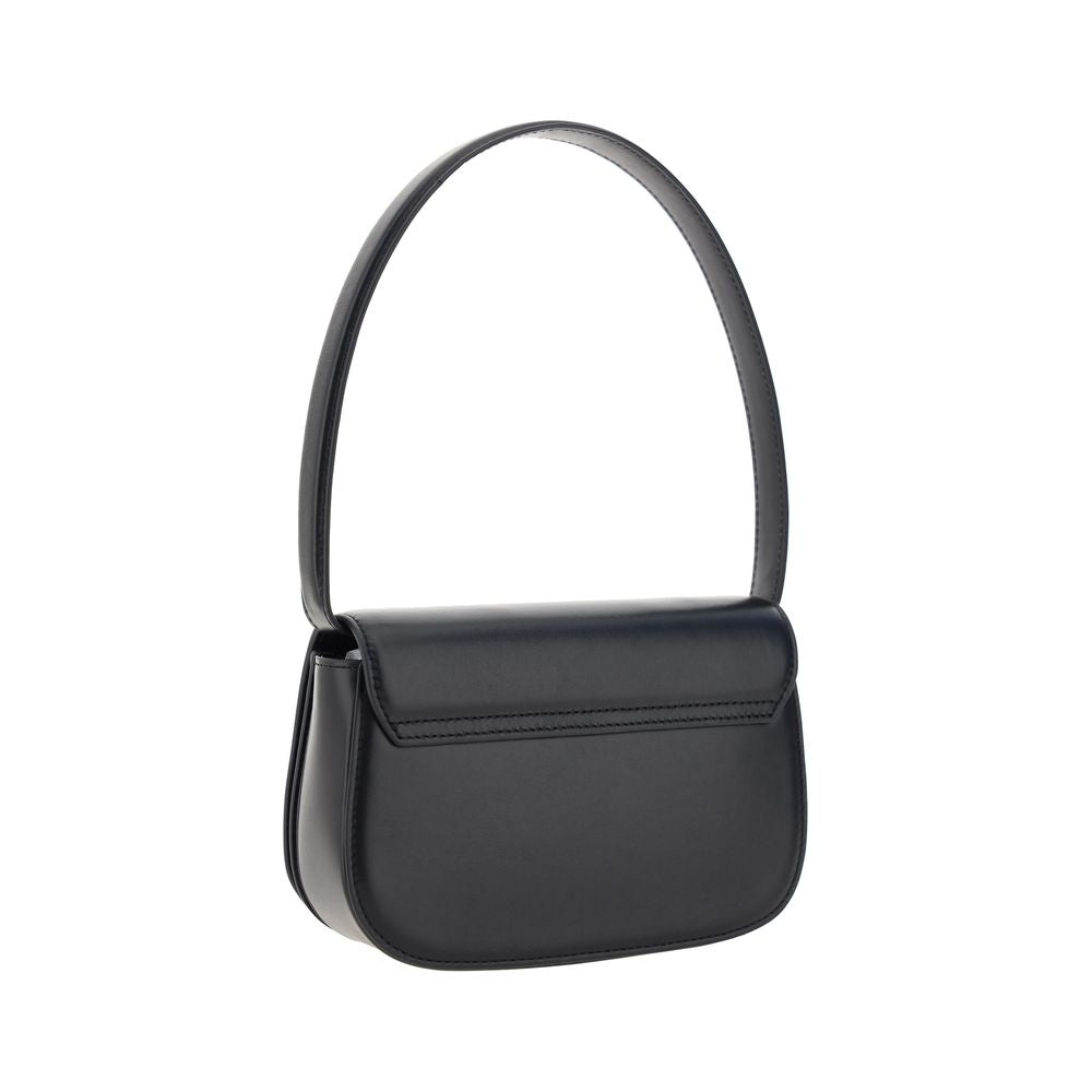 Diesel Black Calf Leather Bos Taurus Shoulder Bag | Regal Royce
