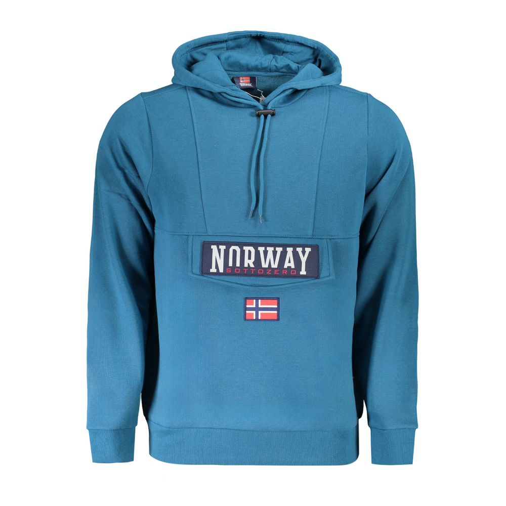 Norway 1963 Blu Cotton Men Sweatshirt | Regal Royce