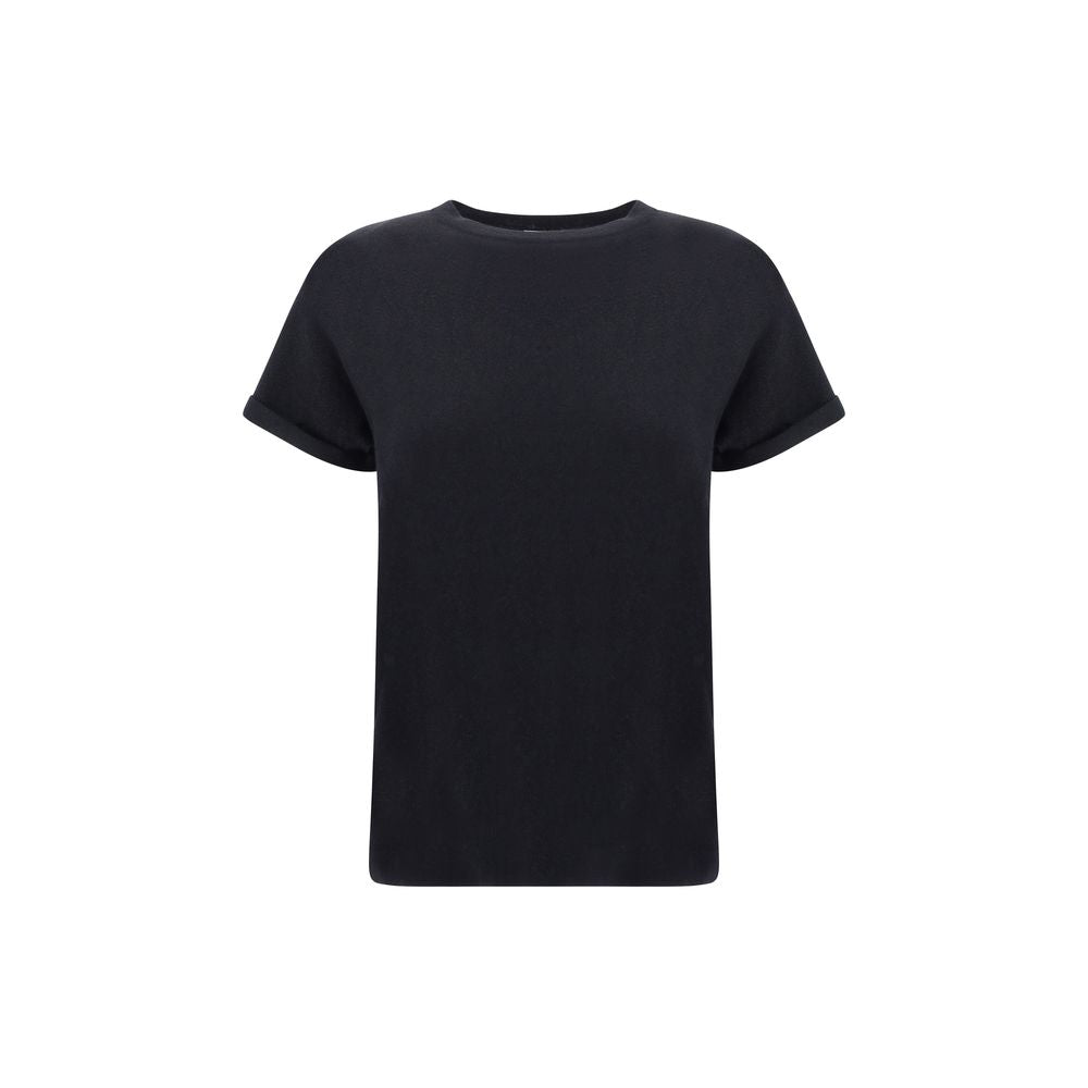Brunello Cucinelli Black Nylon T-Shirt | Regal Royce