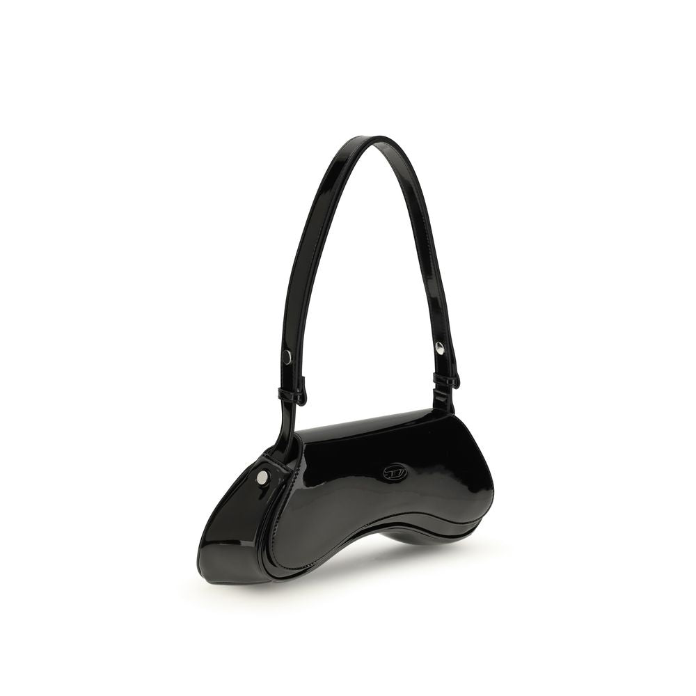Diesel Black Polyethylene Shoulder Bag | Regal Royce