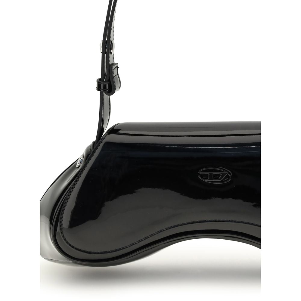 Diesel Black Polyethylene Shoulder Bag | Regal Royce