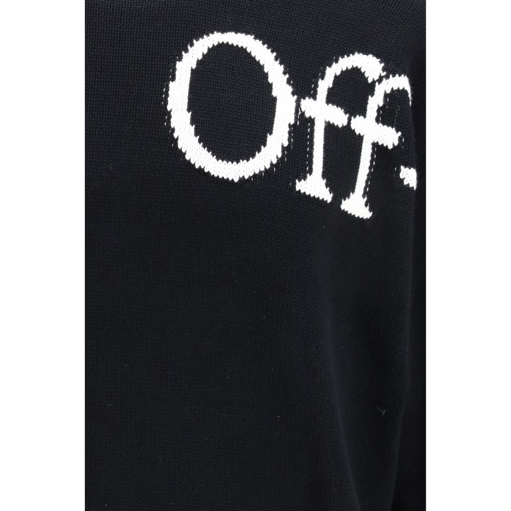 Off-White Black Cotton Sweatshirt | Regal Royce