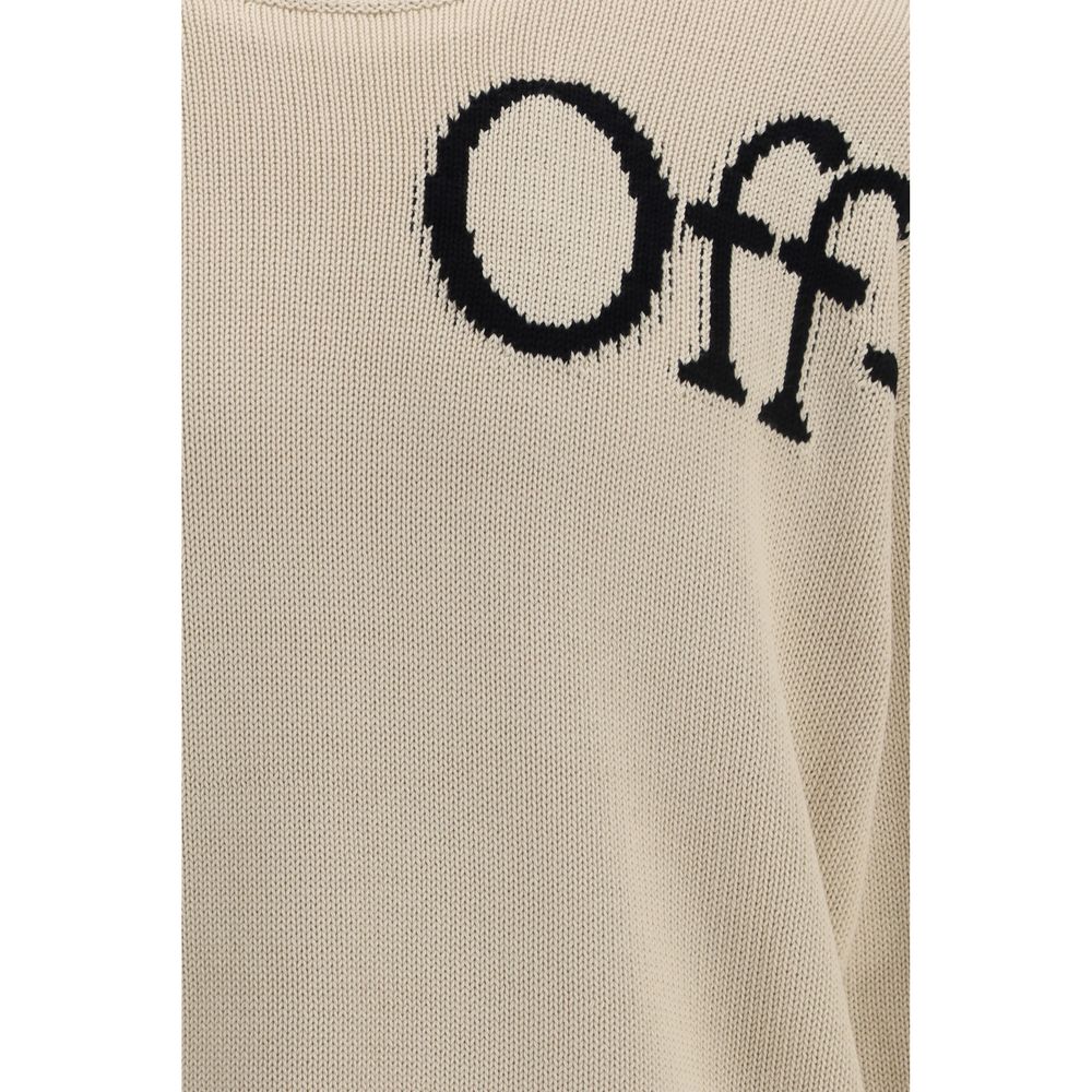 Off-White Beige Cotton Sweatshirt | Regal Royce