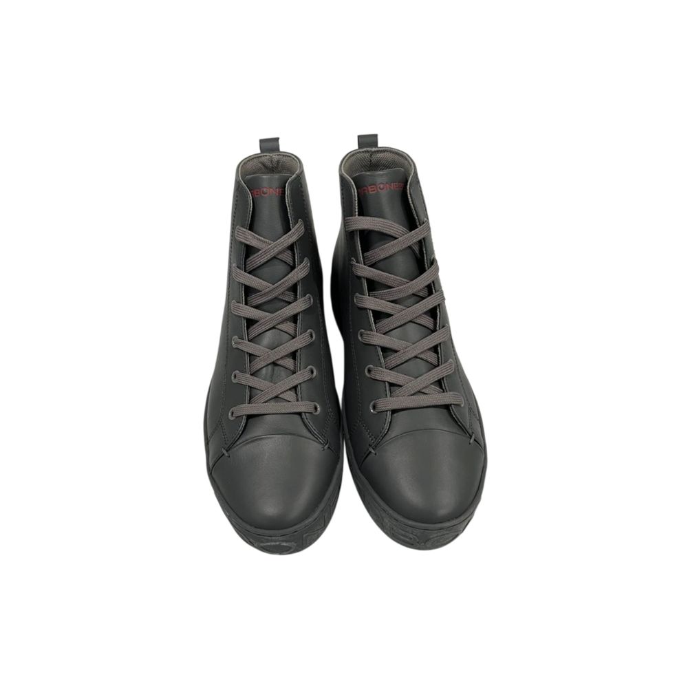 Borbonese Grey Genuine Leather Men Sneaker | Regal Royce