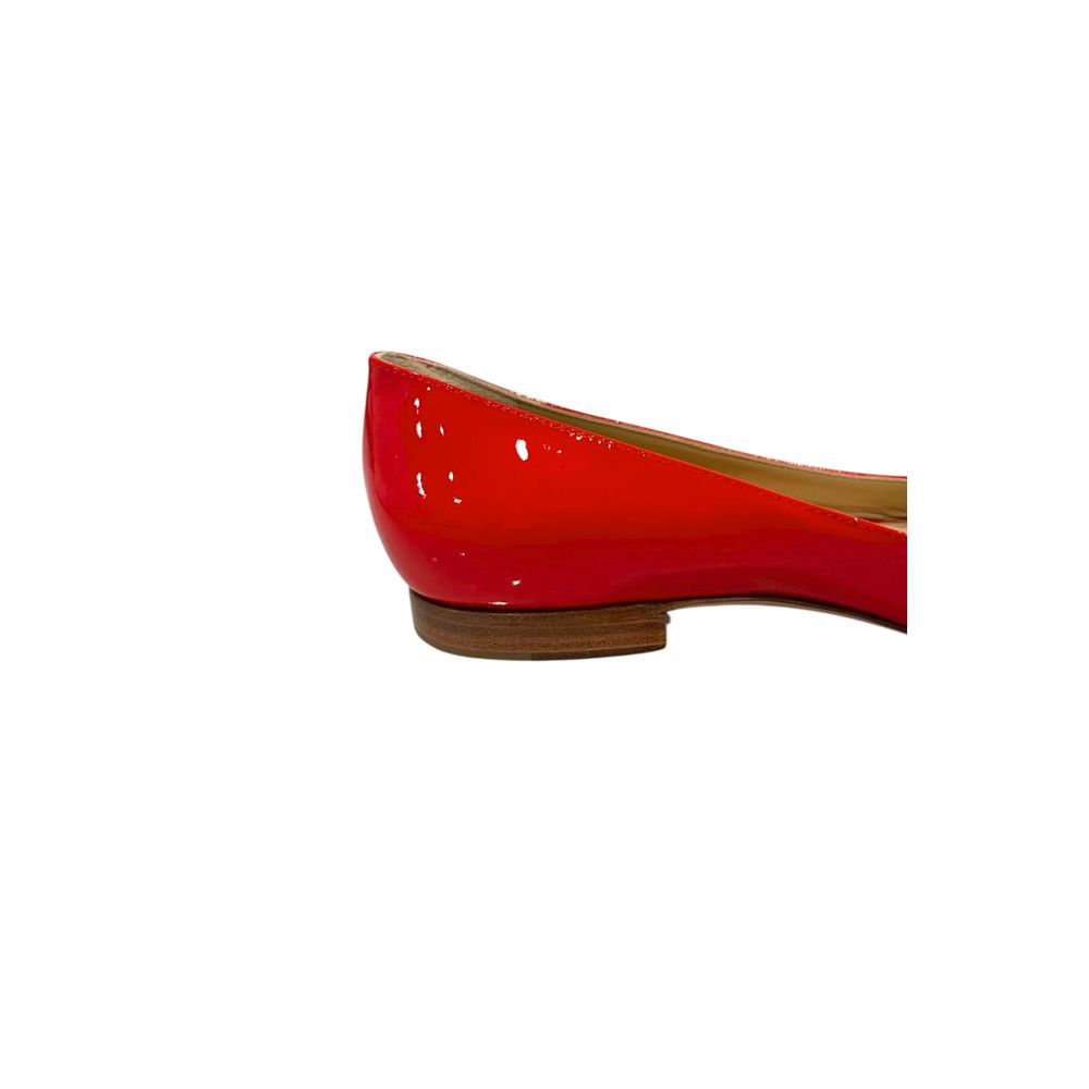 Borbonese Red Leather Women Sandal | Regal Royce