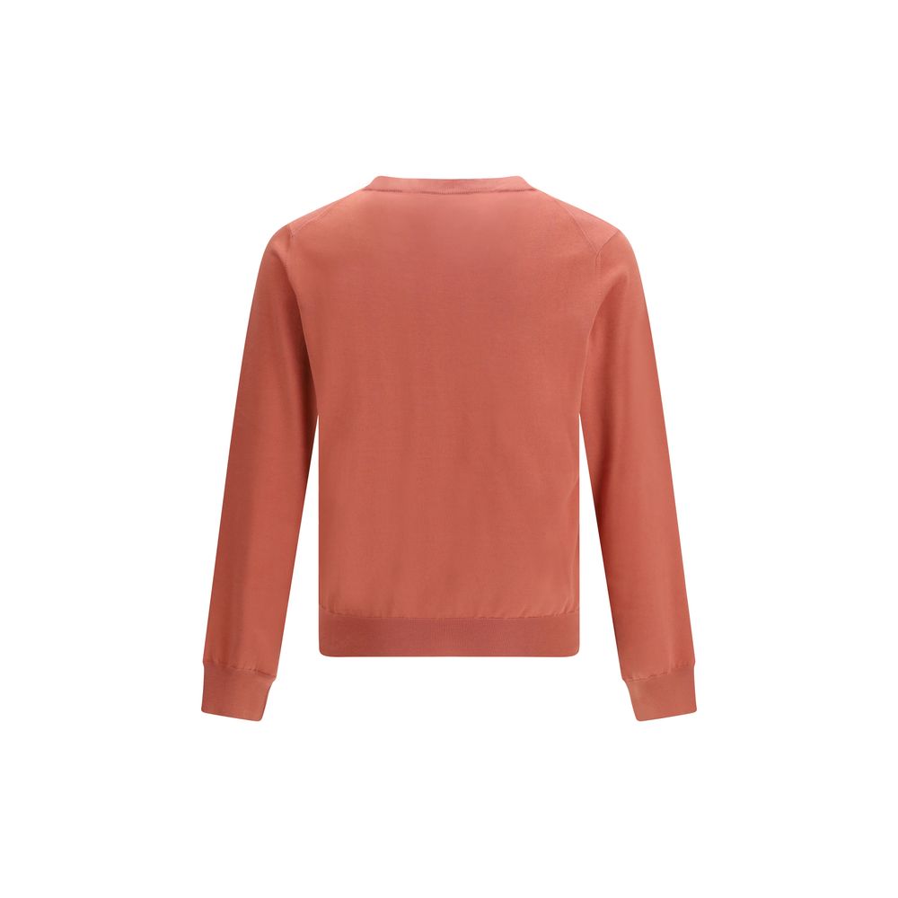 Brunello Cucinelli Orange Cotton Sweatshirt | Regal Royce