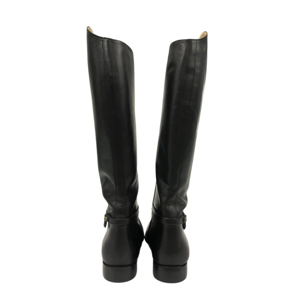 Borbonese Black Leather Women Boot | Regal Royce