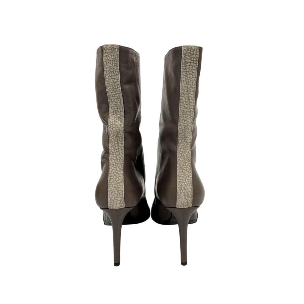 Borbonese Brown Leather Women Boot | Regal Royce