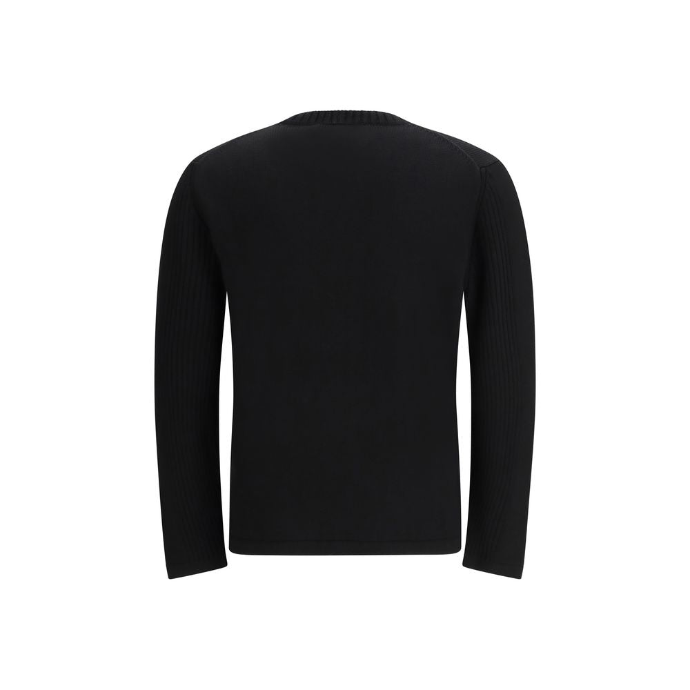 Prada Black Fleece Wool Sweatshirt | Regal Royce