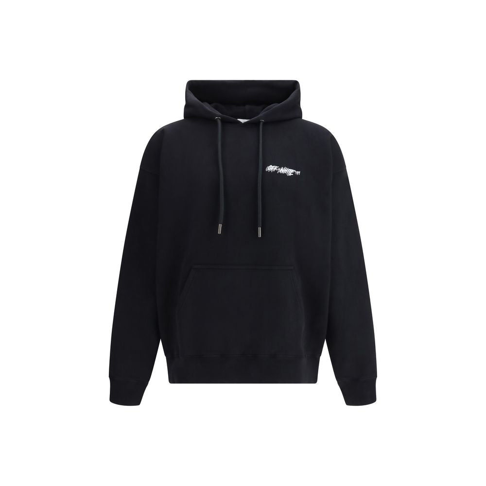 Off-White Black Cotton Sweatshirt | Regal Royce