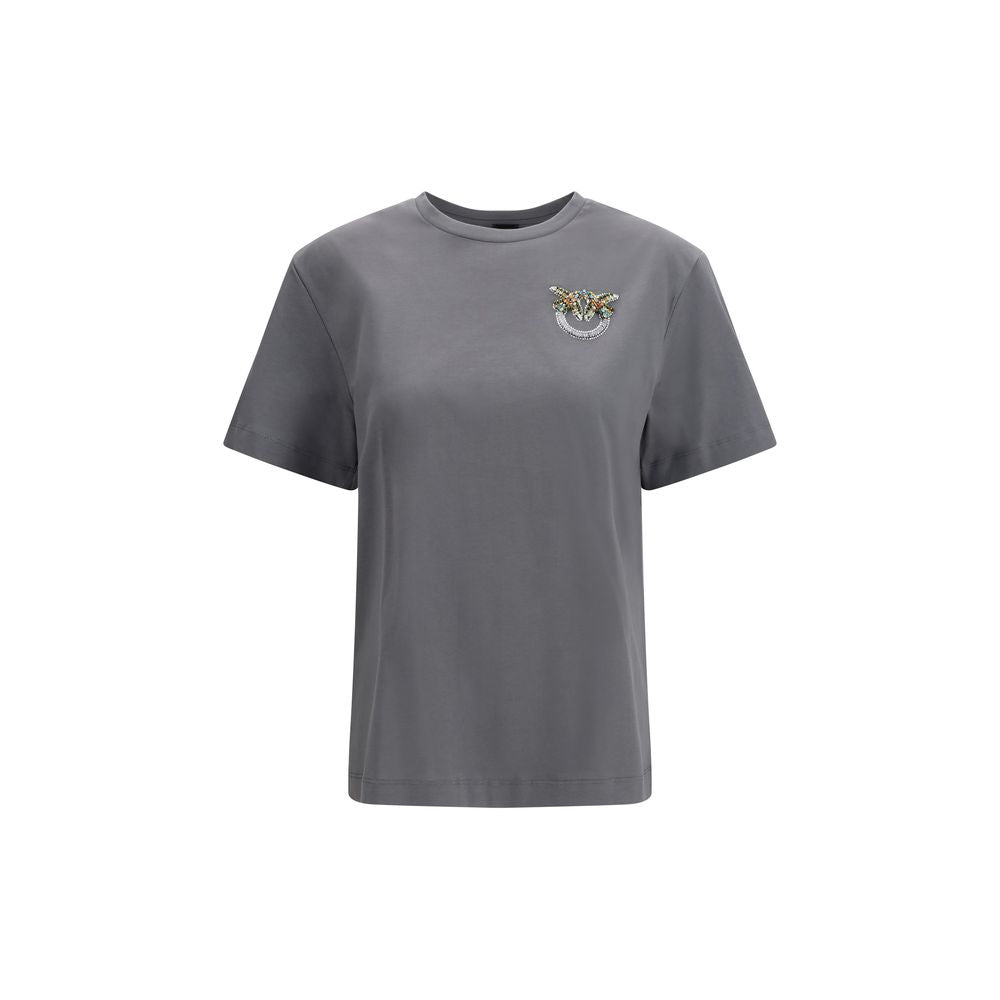 PINKO Gray Cotton T-Shirt | Regal Royce