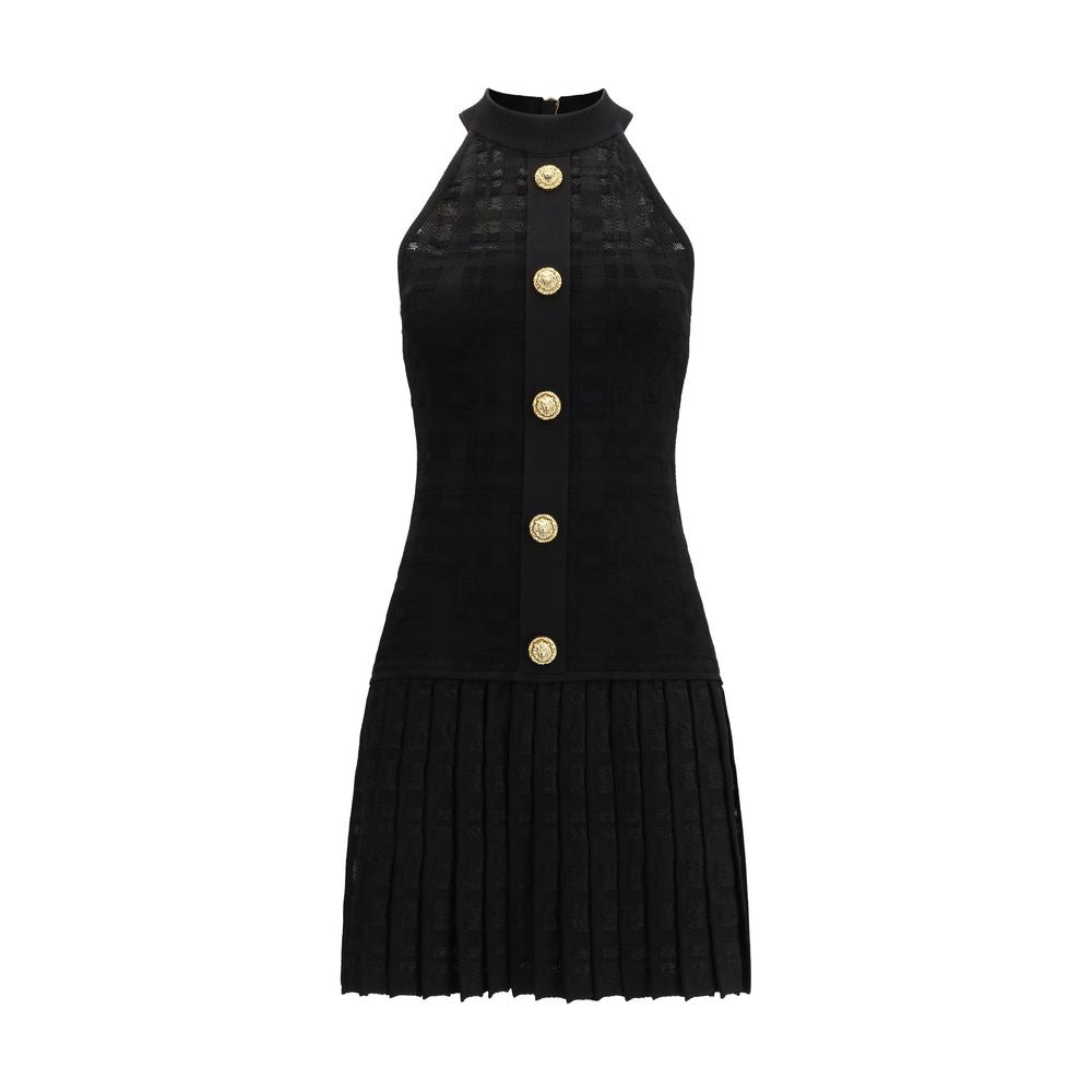 Balmain Black Viscose Cocktail Dress | Regal Royce