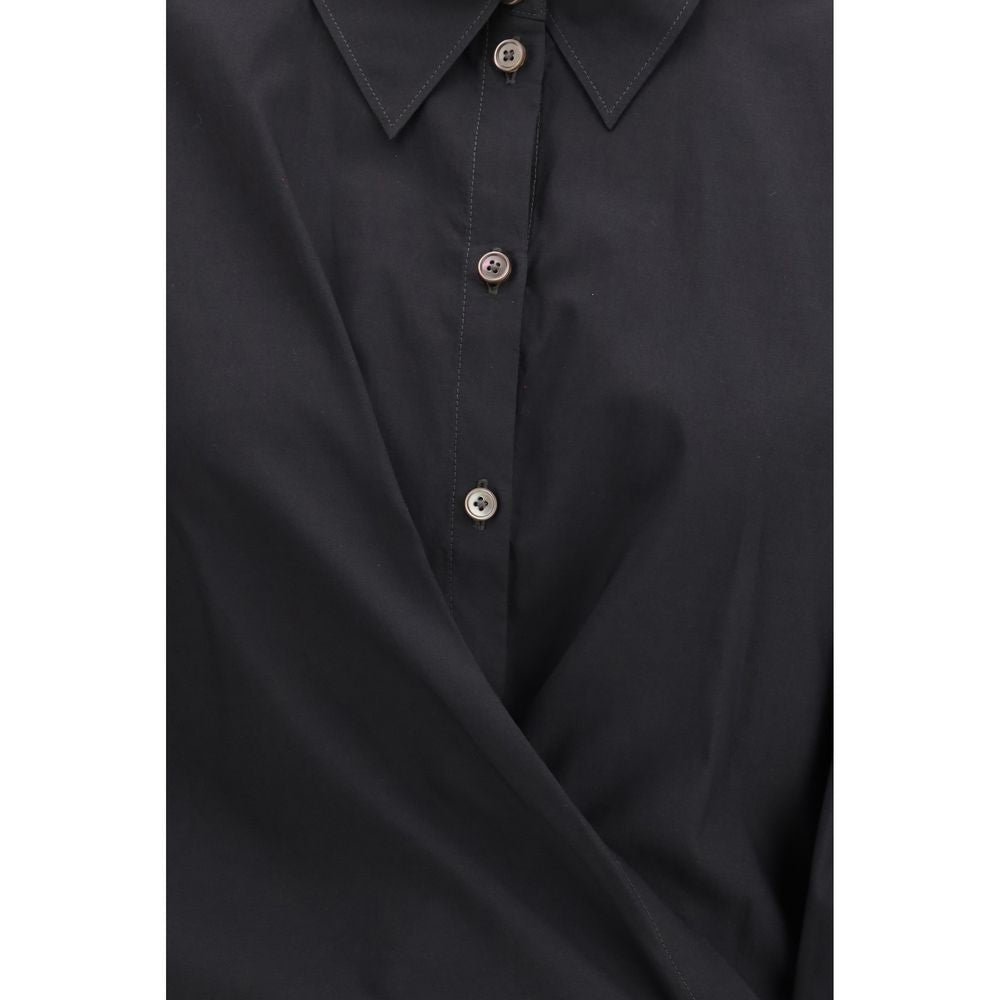 Lemaire Black Cotton Dress Shirt | Regal Royce