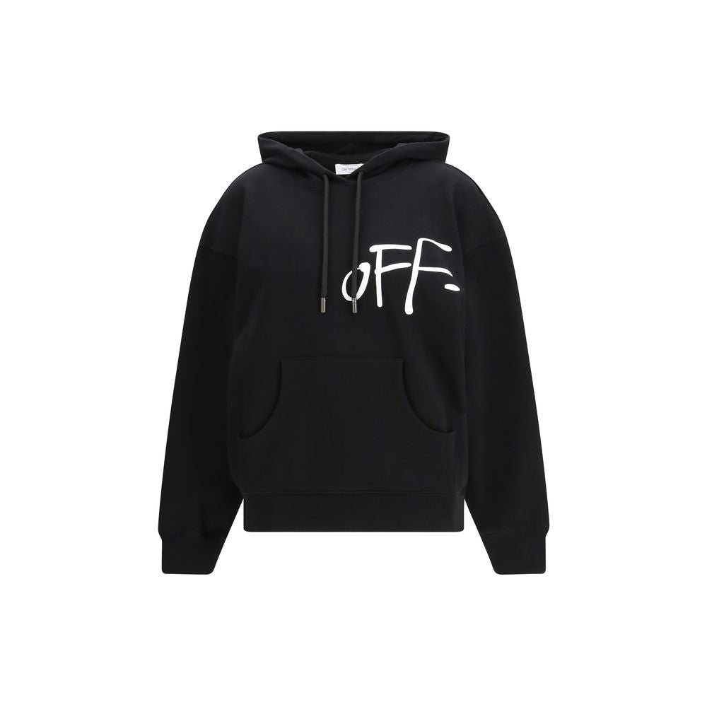 Off-White Black Cotton Sweatshirt | Regal Royce