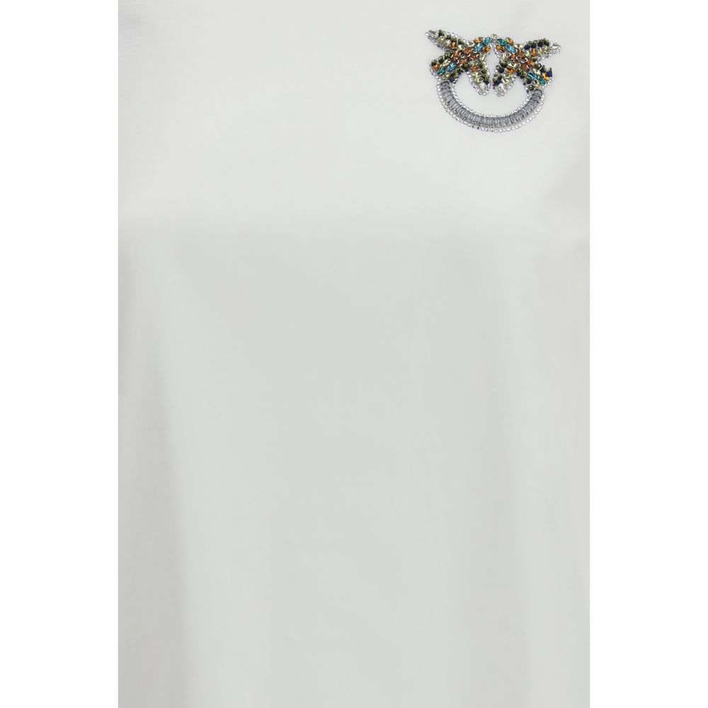PINKO White Cotton T-Shirt | Regal Royce