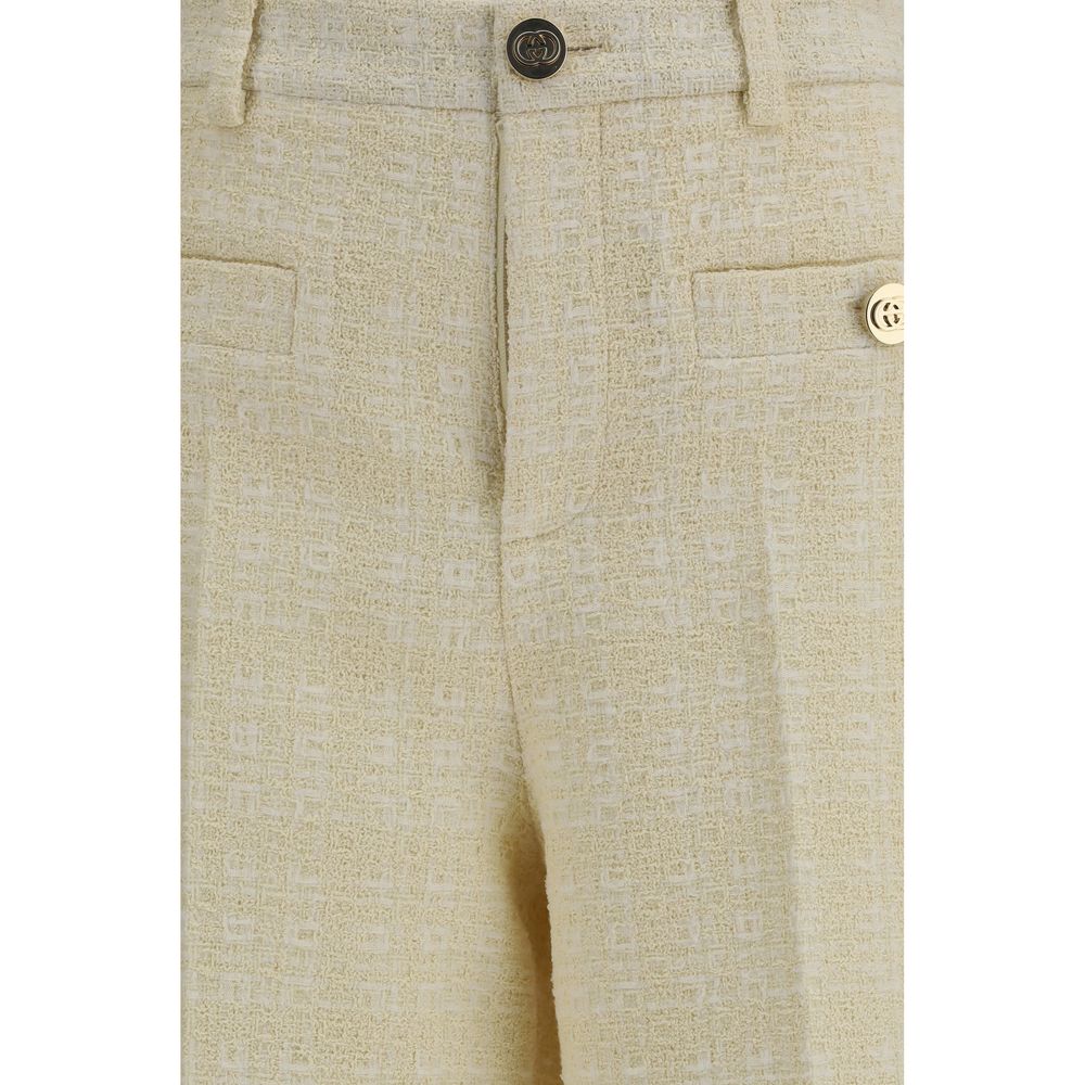 Gucci Beige Cotton Casual Pants | Regal Royce