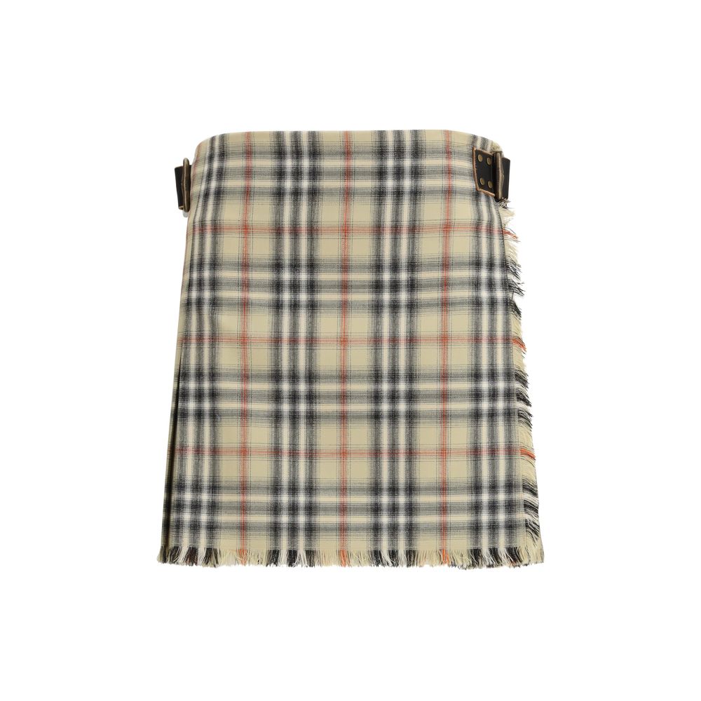 Burberry Multicolor Wool Mini Skirt | Regal Royce