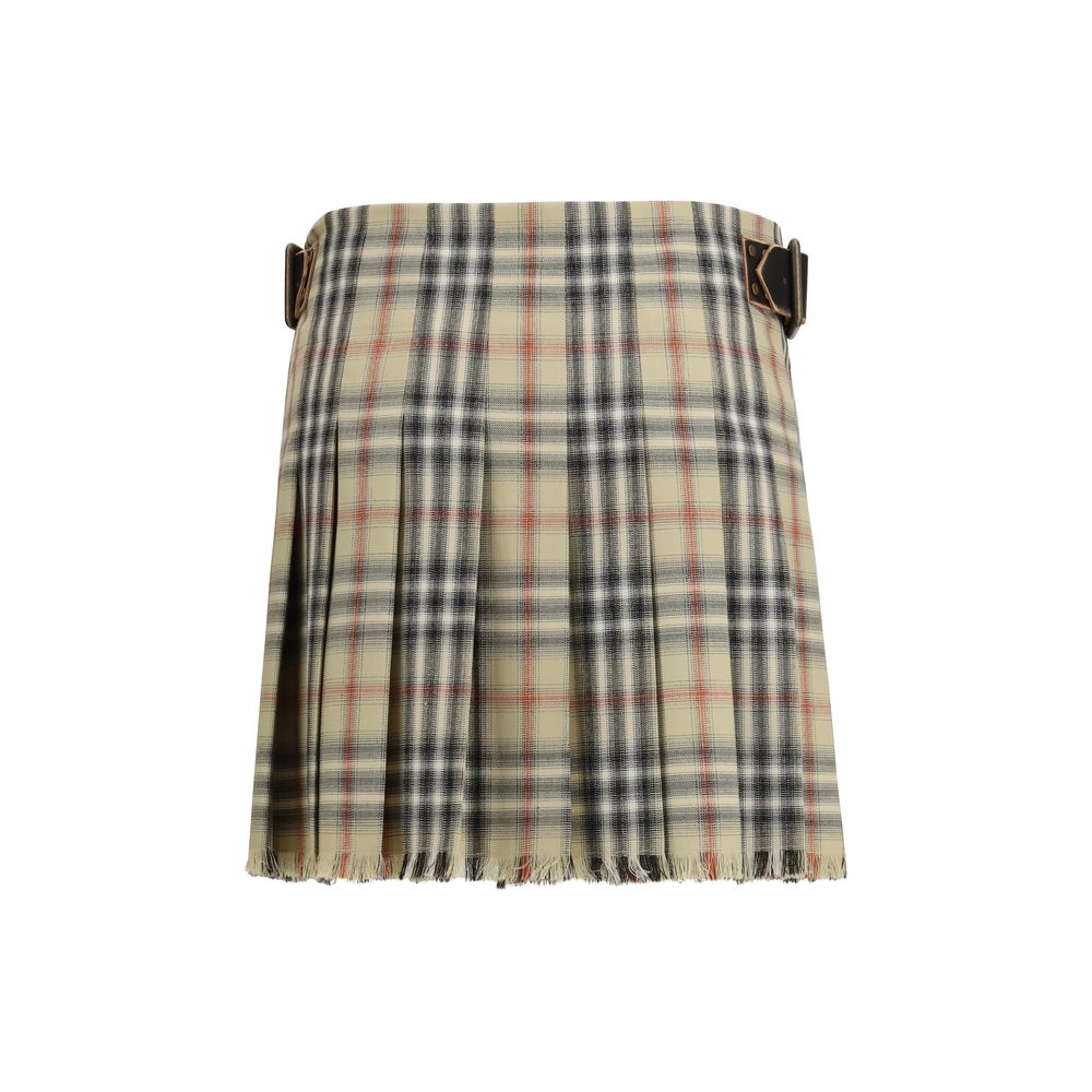 Burberry Multicolor Wool Mini Skirt | Regal Royce