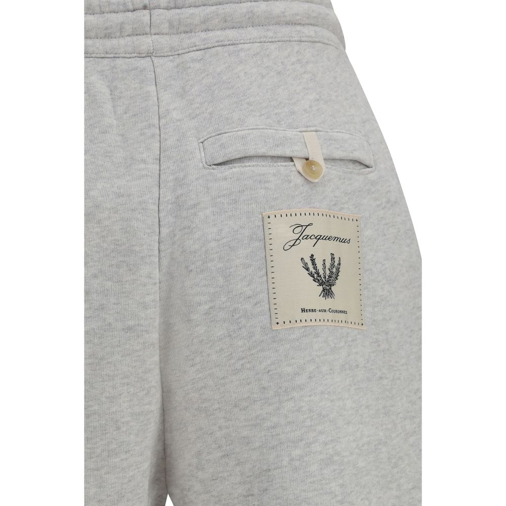 Jacquemus Gray Cotton Casual Pants | Regal Royce