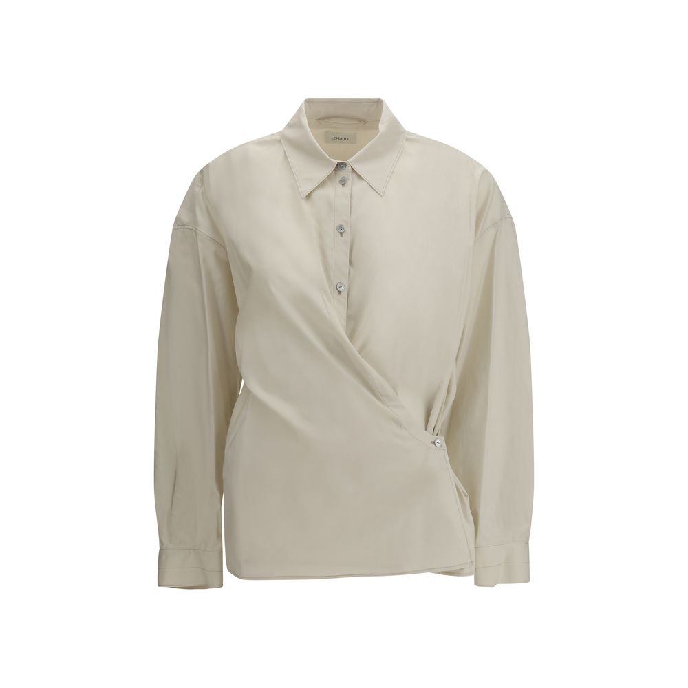 Lemaire Beige Cotton Dress Shirt | Regal Royce