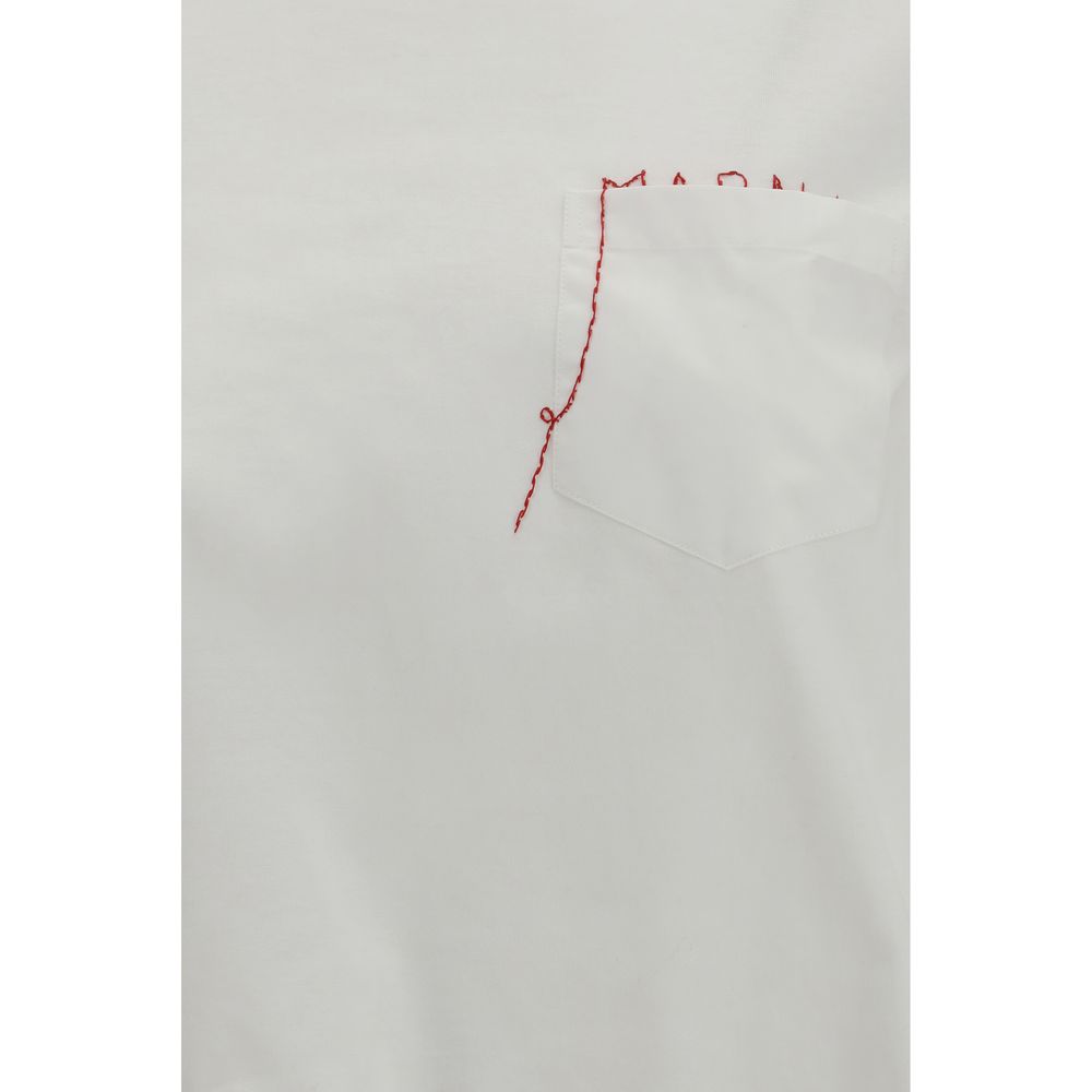 Marni White Cotton T-Shirt | Regal Royce