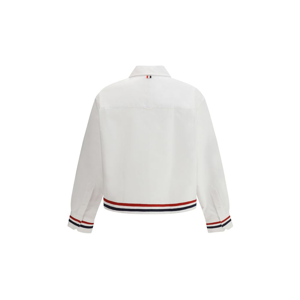 Thom Browne White Cotton Dress Shirt | Regal Royce