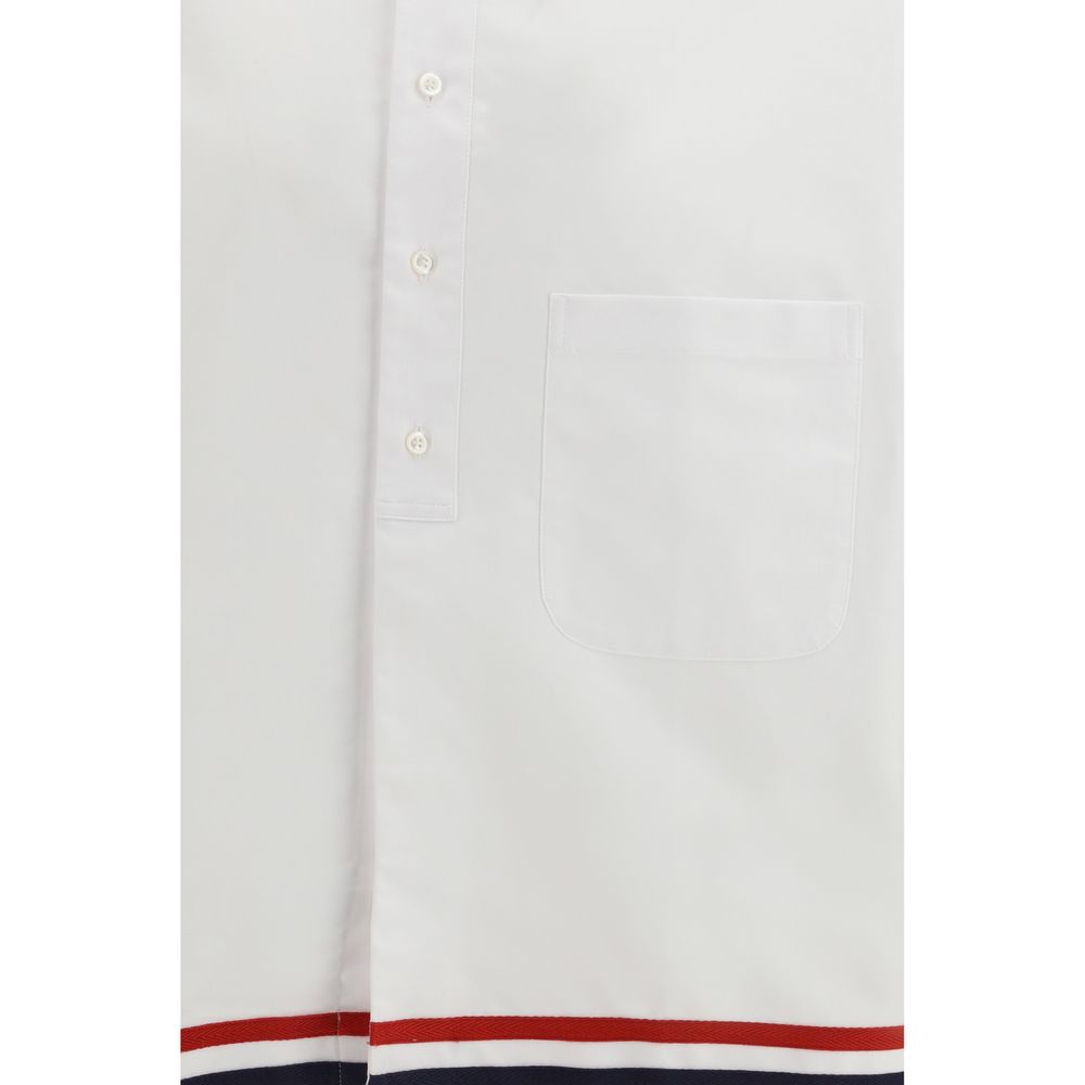 Thom Browne White Cotton Dress Shirt | Regal Royce