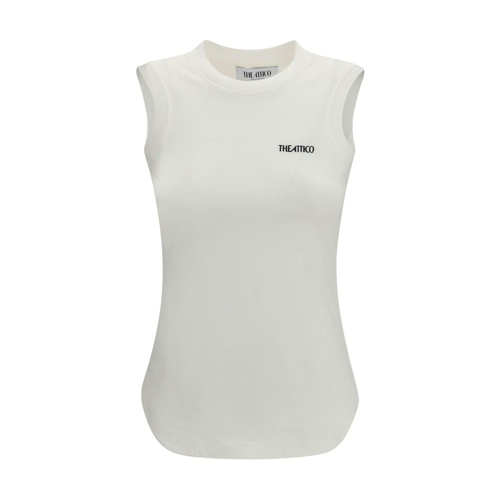 The Attico White Cotton Top | Regal Royce