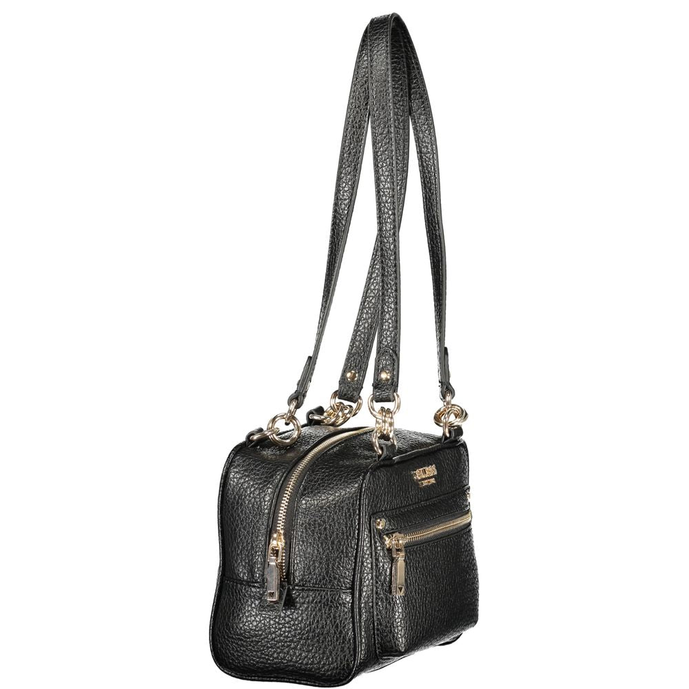 Guess Jeans Nero Polyurethane Women Handbag | Regal Royce