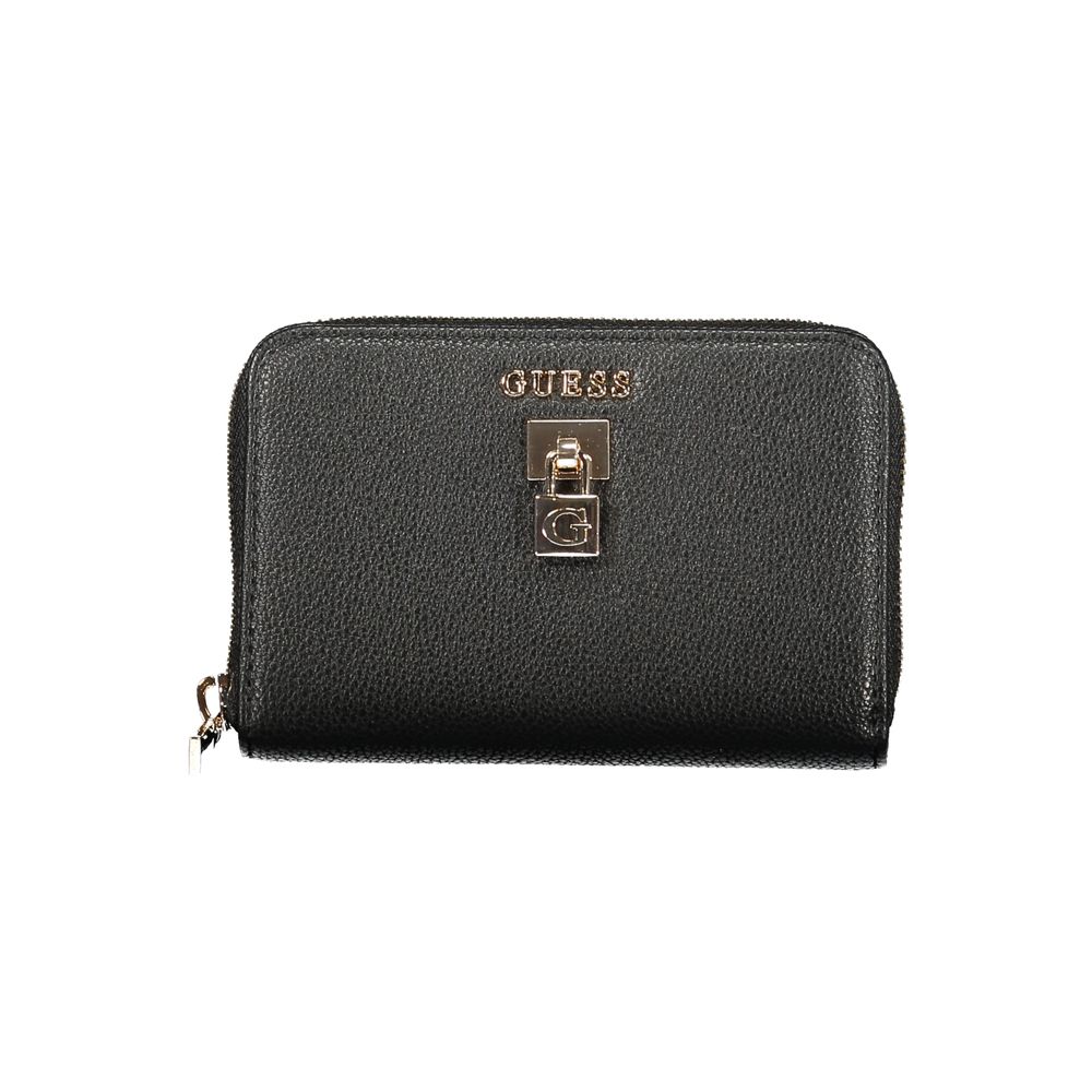 Guess Jeans Nero Poliuretano Women Wallet | Regal Royce