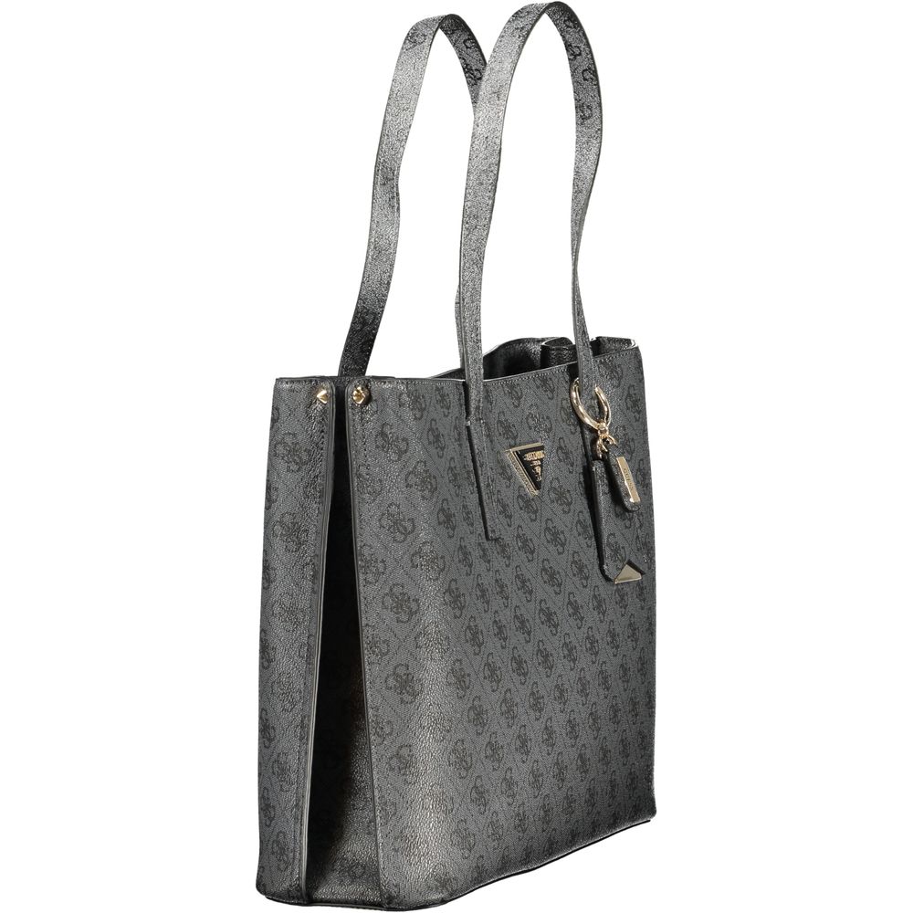 Guess Jeans "Nero Poliuretano Women's Handbag" | Regal Royce