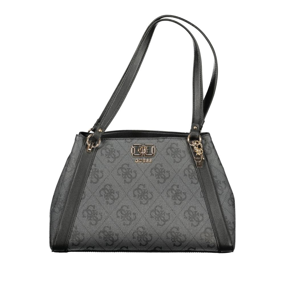 Guess Jeans Nero Poliuretano Women Handbag | Regal Royce