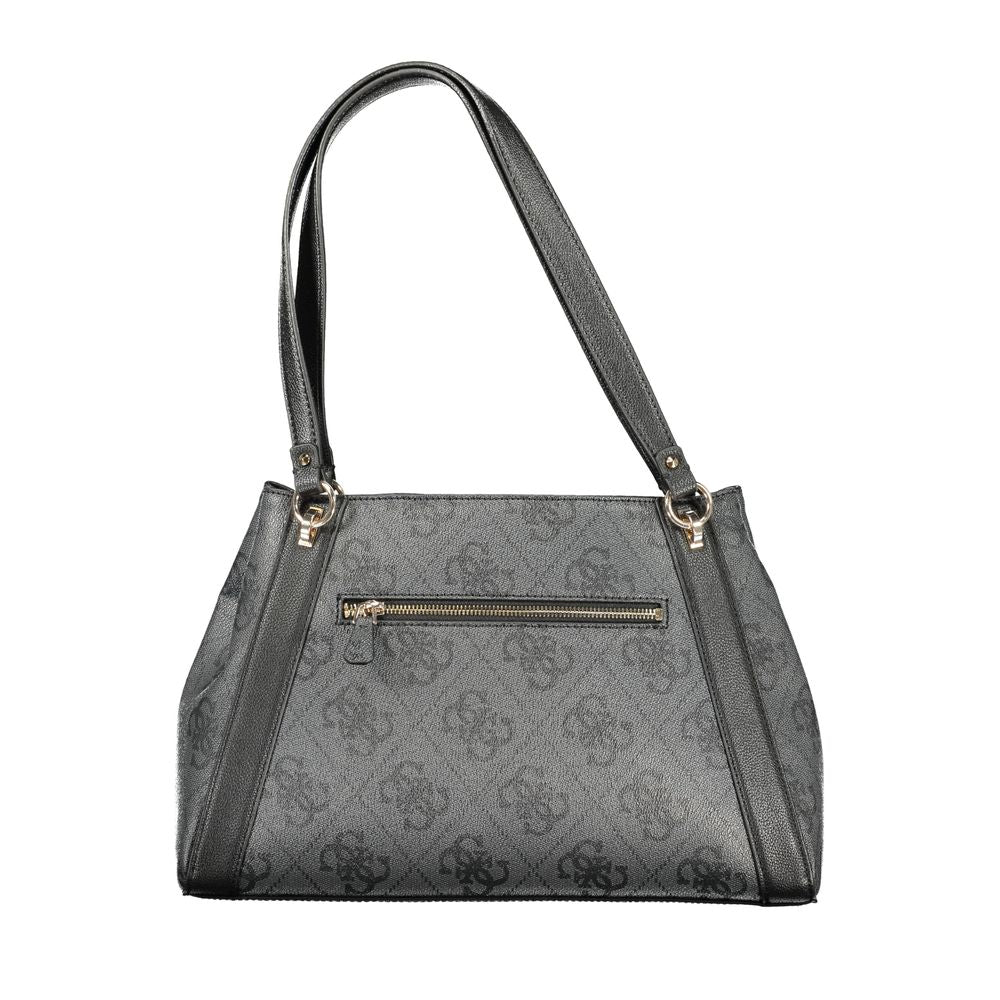Guess Jeans Nero Poliuretano Women Handbag | Regal Royce