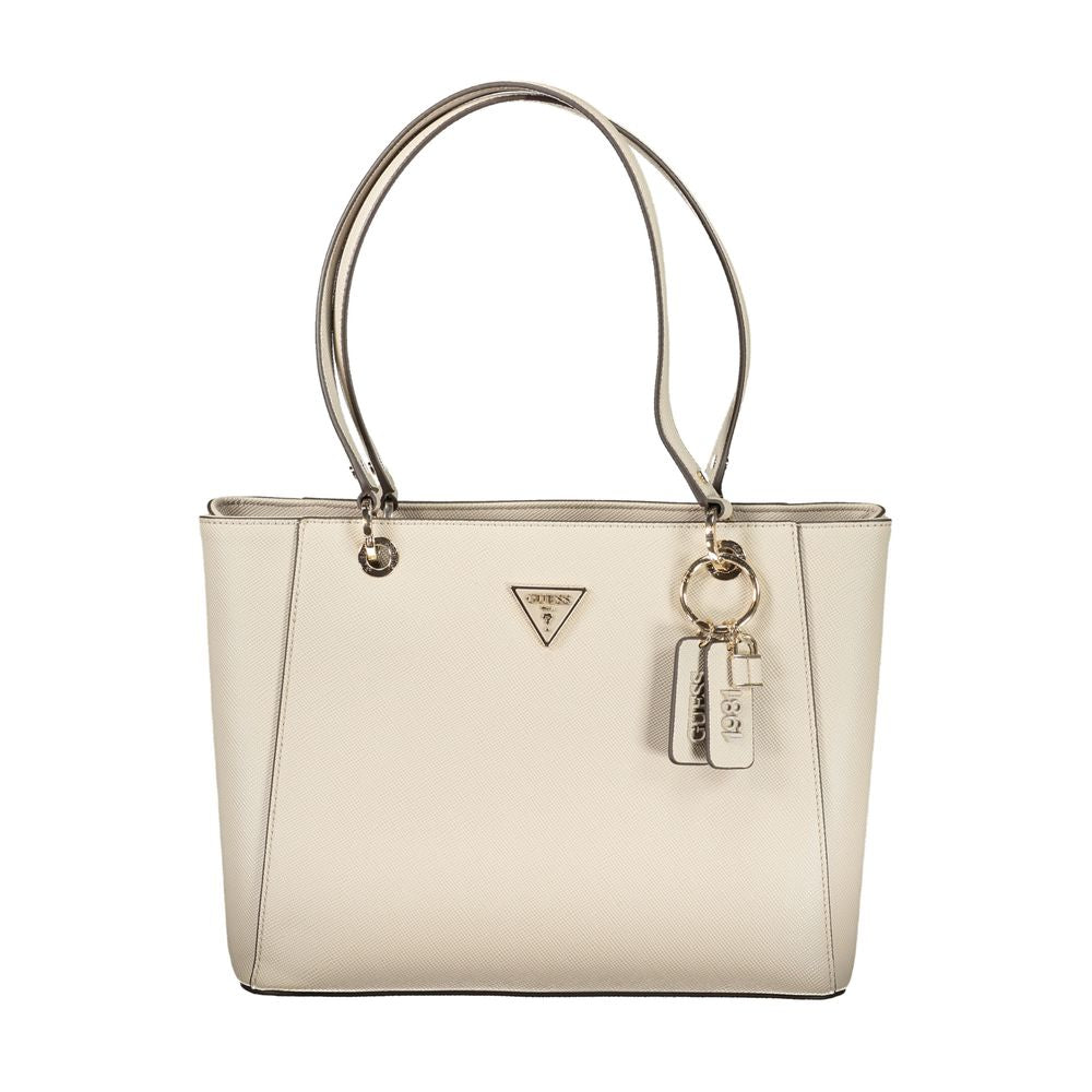 Guess Jeans Beige Poliuretano Women Handbag | Regal Royce