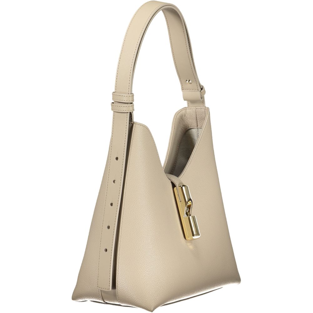 Furla Beige Leather Women Handbag | Regal Royce