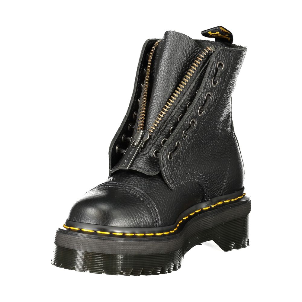 Dr. Martens Black Leather Unisex Ankle Boot | Regal Royce