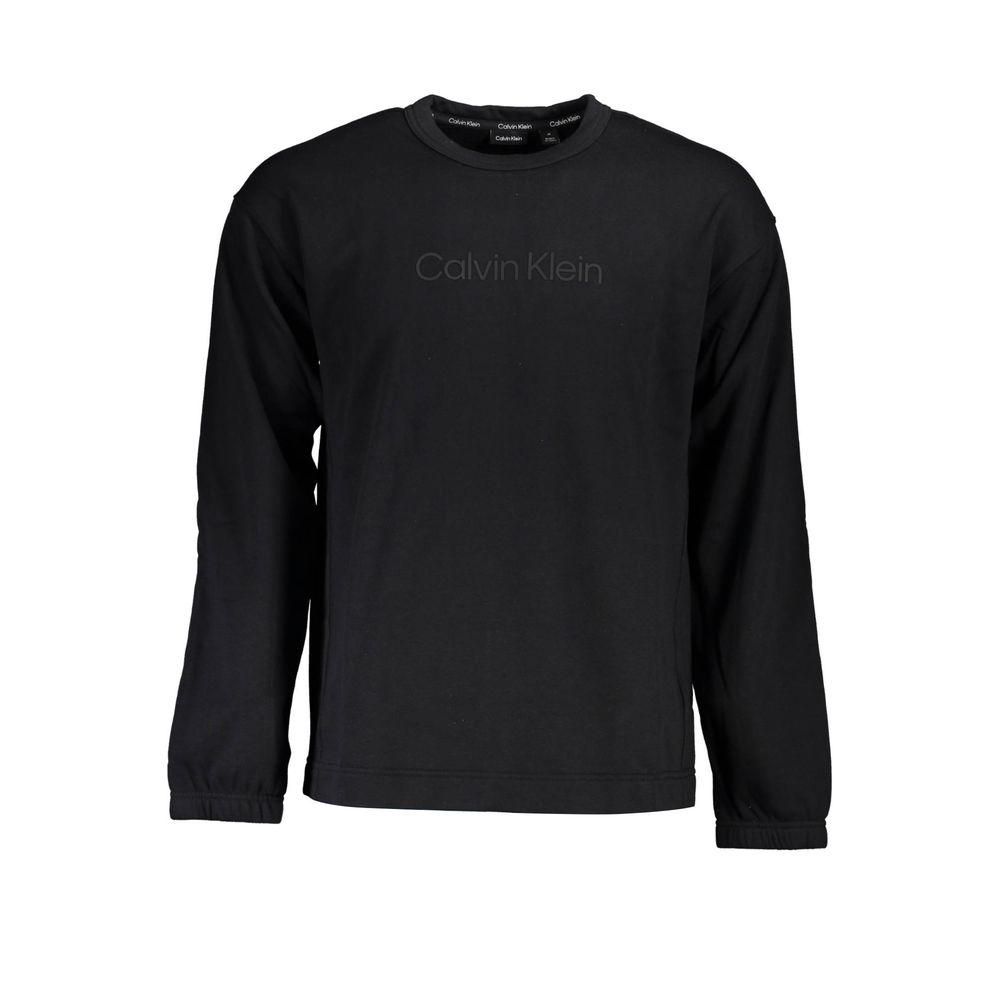 Calvin Klein Black Cotton Men Sweatshirt | Regal Royce
